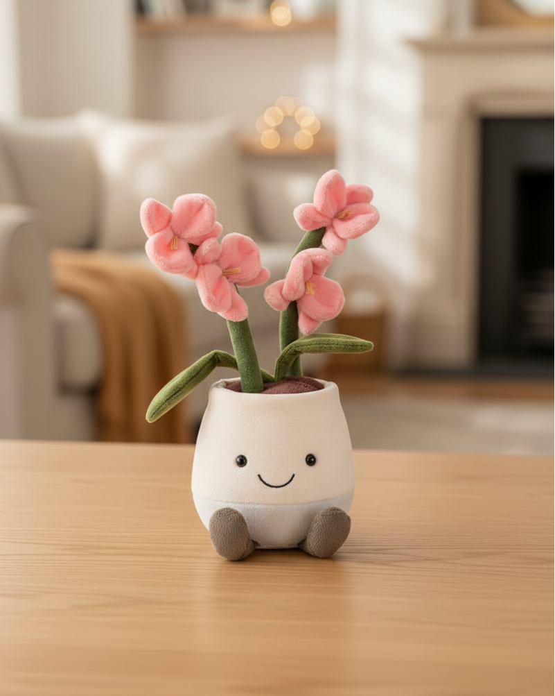 Jellycat Amuseables Pink Orchid - Unique Bunny