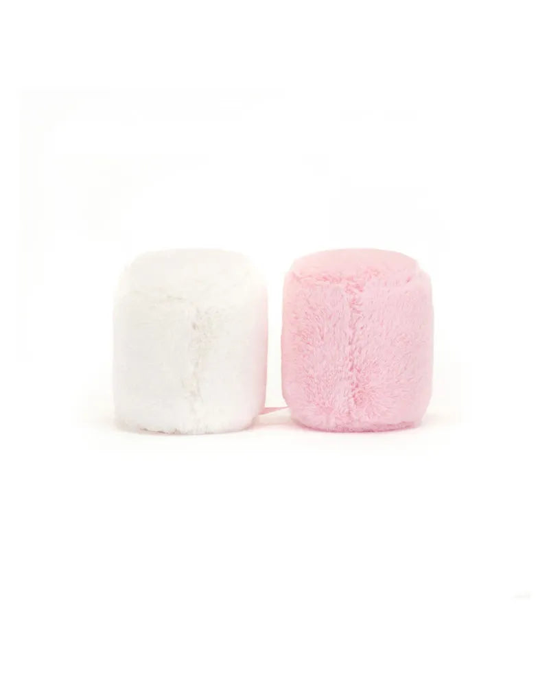 Jellycat Amuseables Pink and White Marshmallows - Unique Bunny