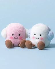Jellycat Amuseables Toastie Pink and White Marshmallows - Unique Bunny