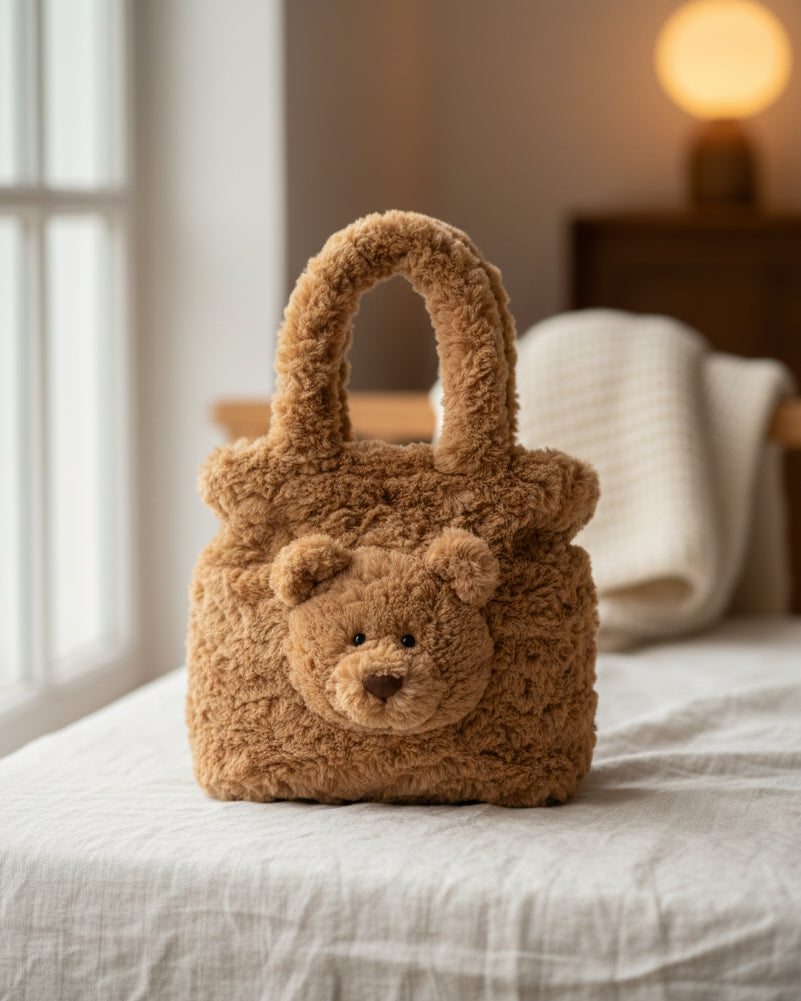 Jellycat Bartholomew Bear Handbag - Unique Bunny