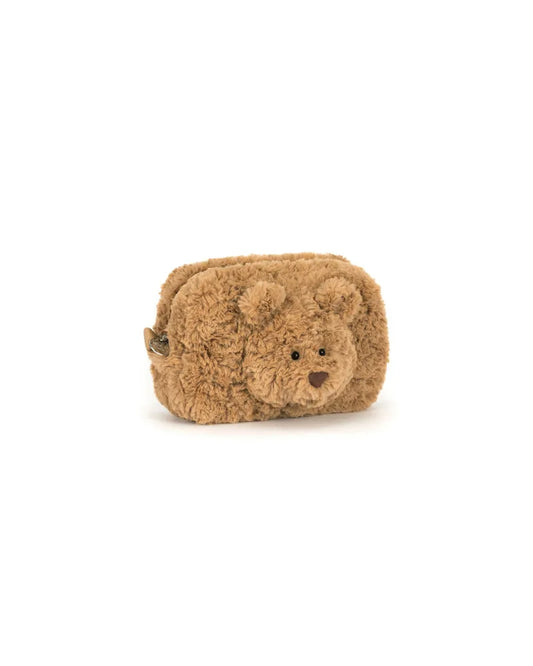 Jellycat Bartholomew Bear Pouch - Unique Bunny