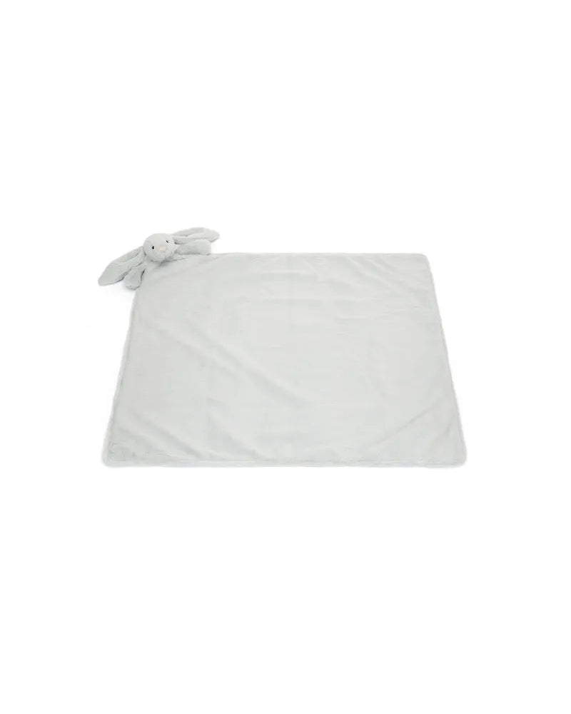 Jellycat Bashful Bunny Blankie Silver -Unique Bunny