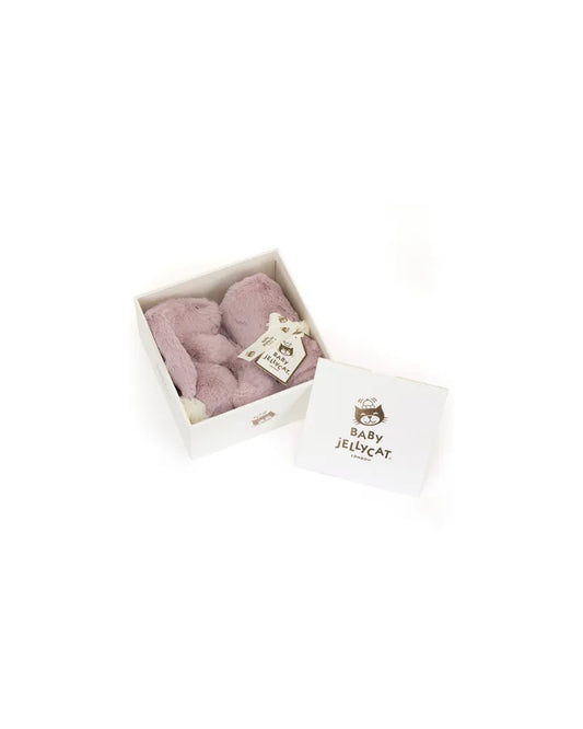 Jellycat Bashful Luxe Bunny Rosa Soother - Unique Bunny