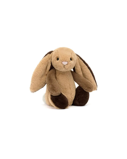 Jellycat Bashful Patchwork Brown Bunny - Unique Bunny