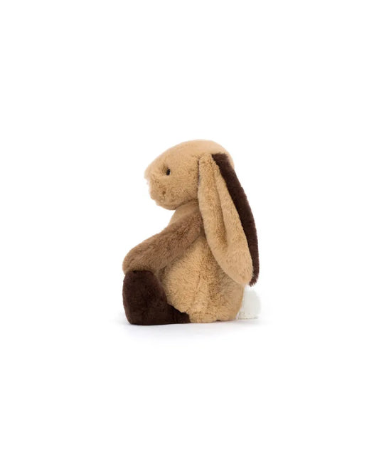 Jellycat Bashful Patchwork Brown Bunny - Unique Bunny