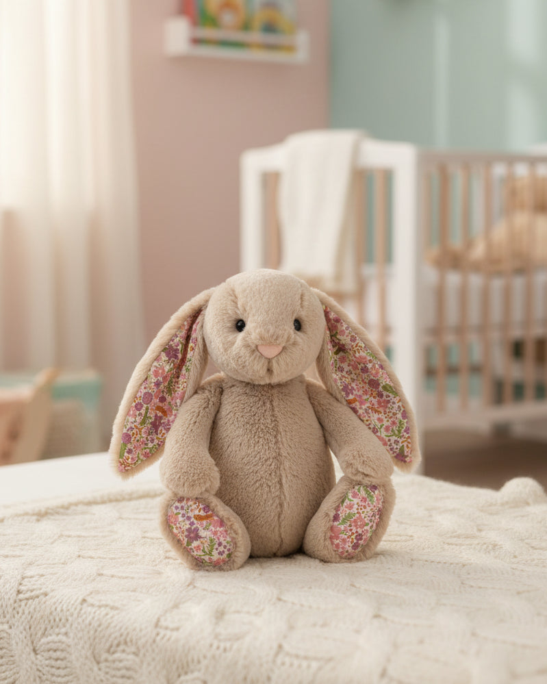 Jellycat Blossom Beige Bunny 'Petal' - Unique Bunny