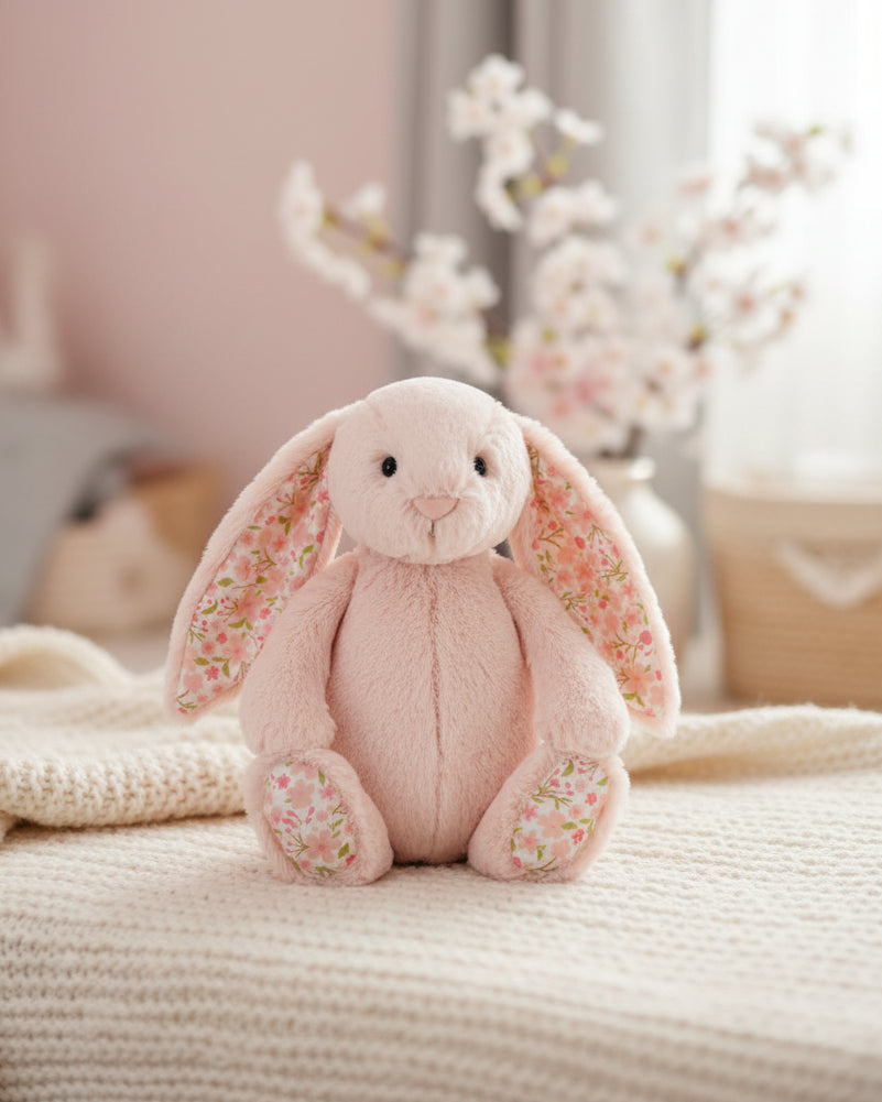 Jellycat Blossom Blush Bunny 'Cherry' - Unique Bunny