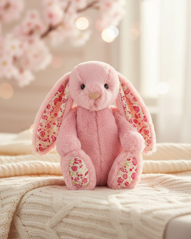 Jellycat Blushkin Blossom Luxe Bunny - Unique Bunny