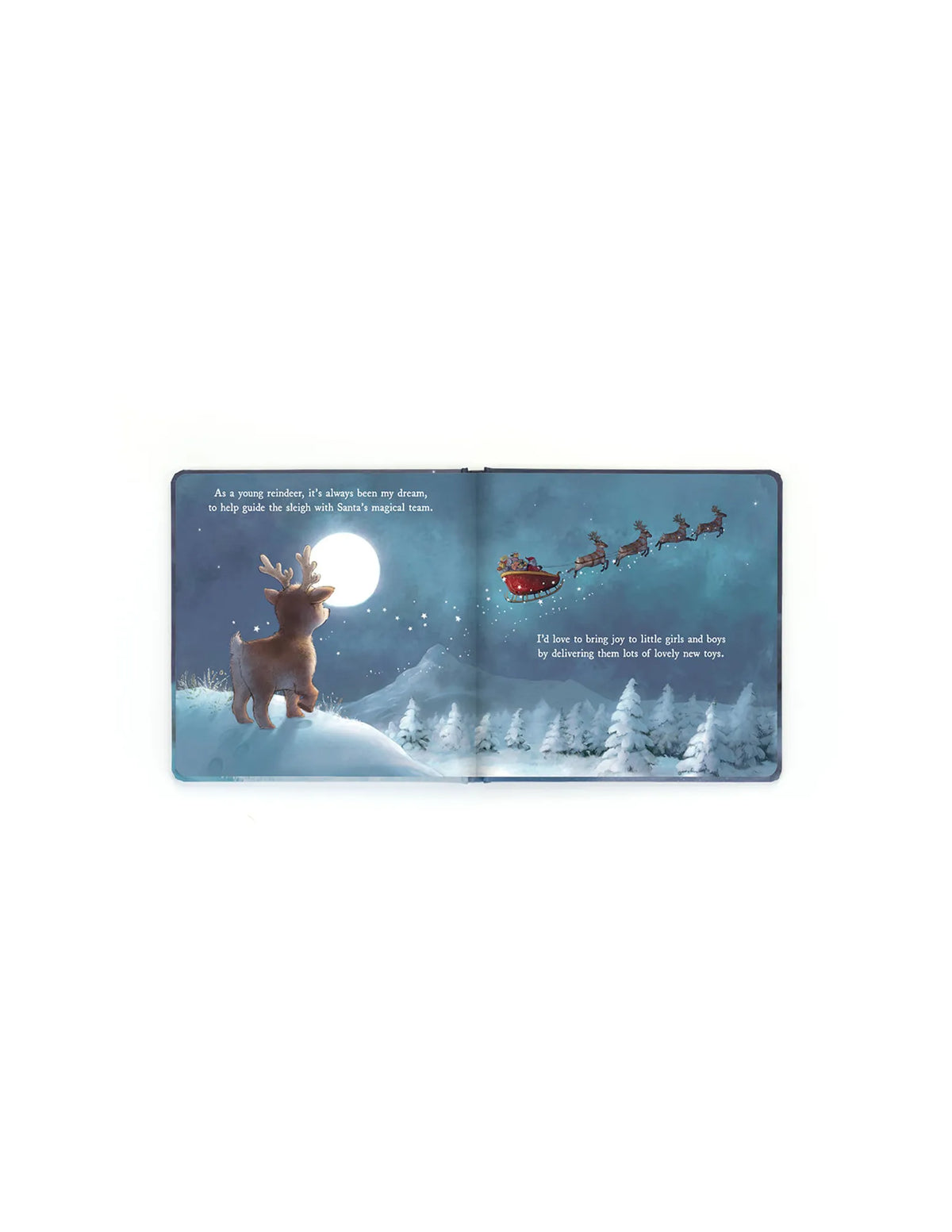 Jellycat Mitzi Reindeer's Dream Book - Unique Bunny