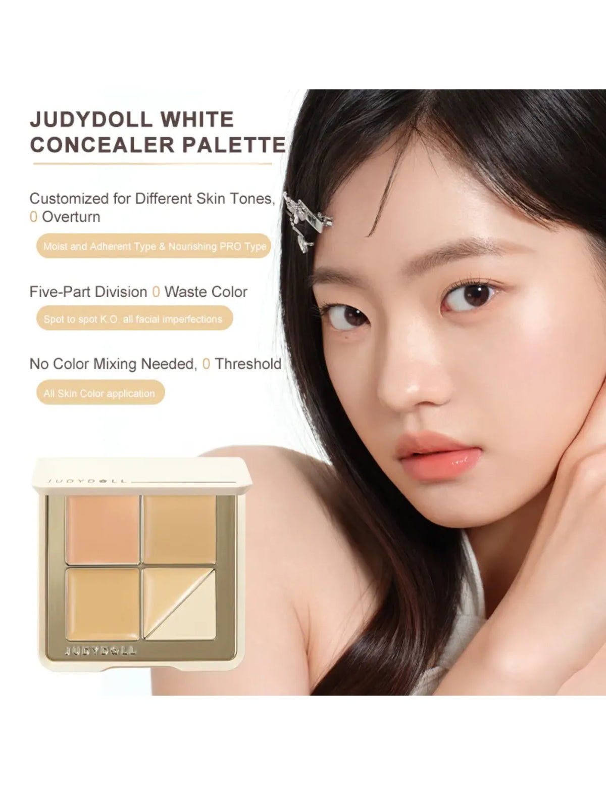 Judydoll 5 Shades Concealer Palette - Unique Bunny