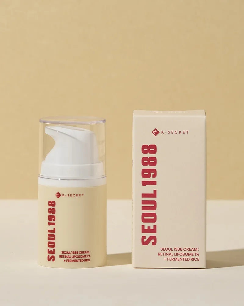 K-SECRET SEOUL 1988 Cream: Retinal Liposome 1% + Fermented Rice - Unique Bunny
