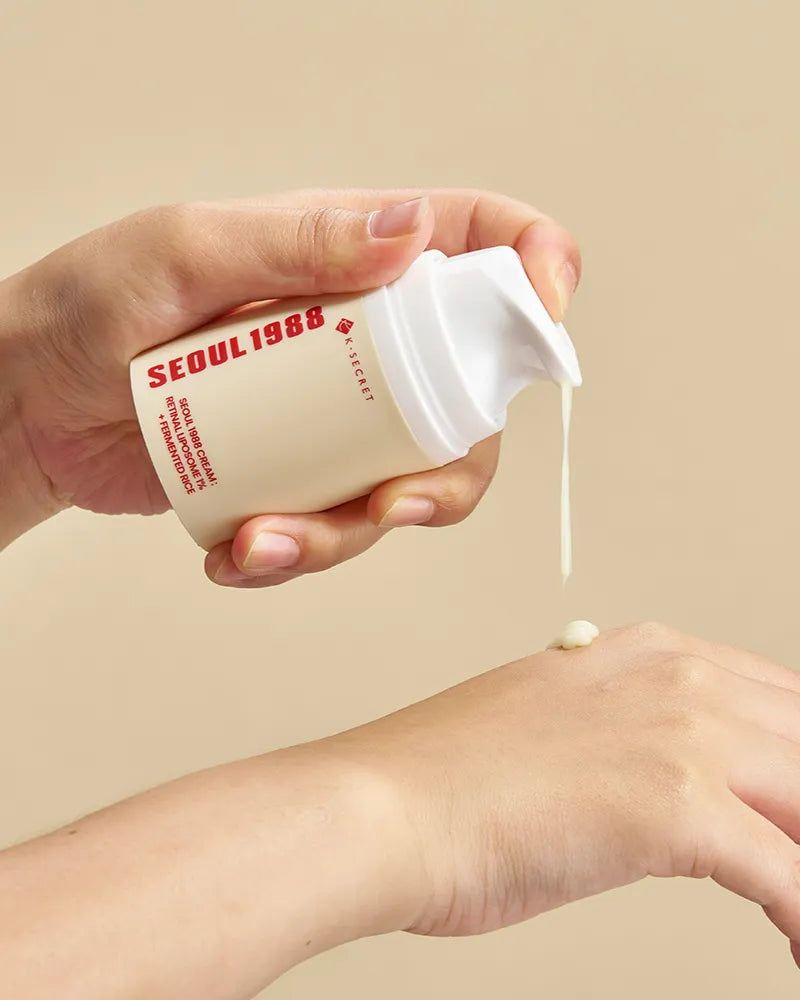 K-SECRET SEOUL 1988 Cream: Retinal Liposome 1% + Fermented Rice - Unique Bunny