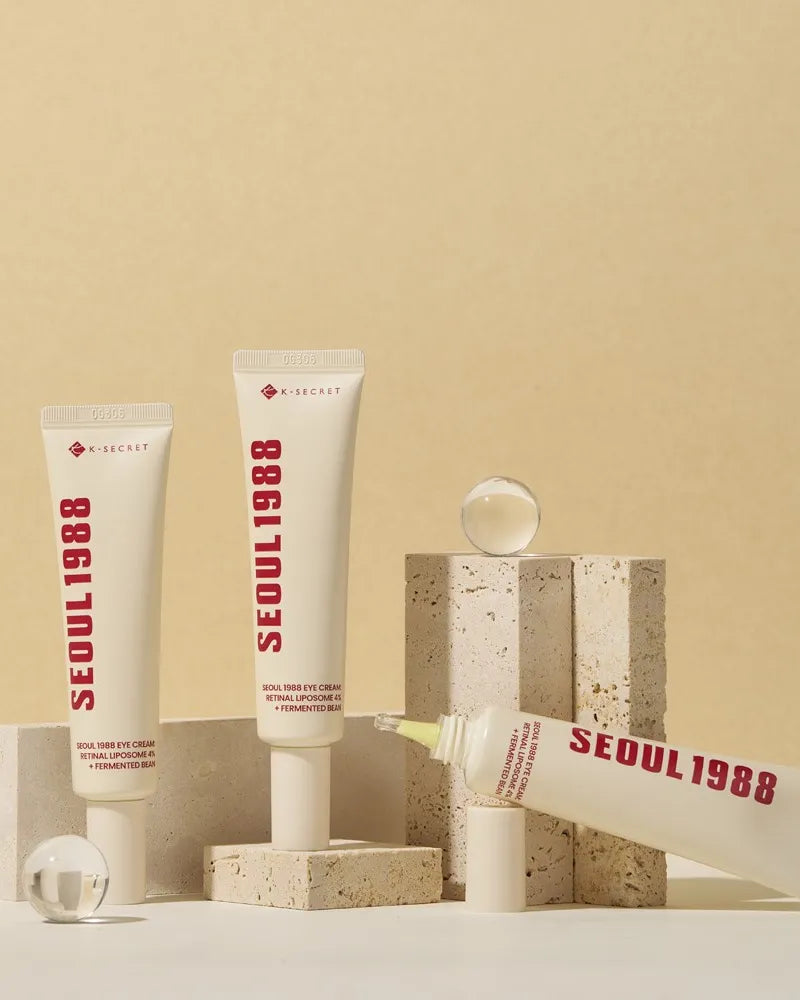 K-SECRET SEOUL 1988 Eye Cream: Retinal Liposome 4% + Fermented Bean - Unique Bunny