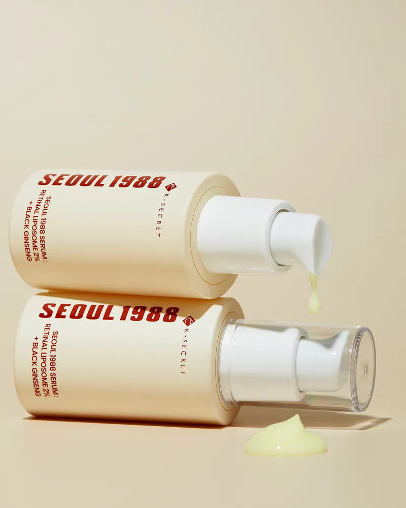 K-SECRET SEOUL 1988 Serum: Retinal Liposome 2% + Black Ginseng - Unique Bunny