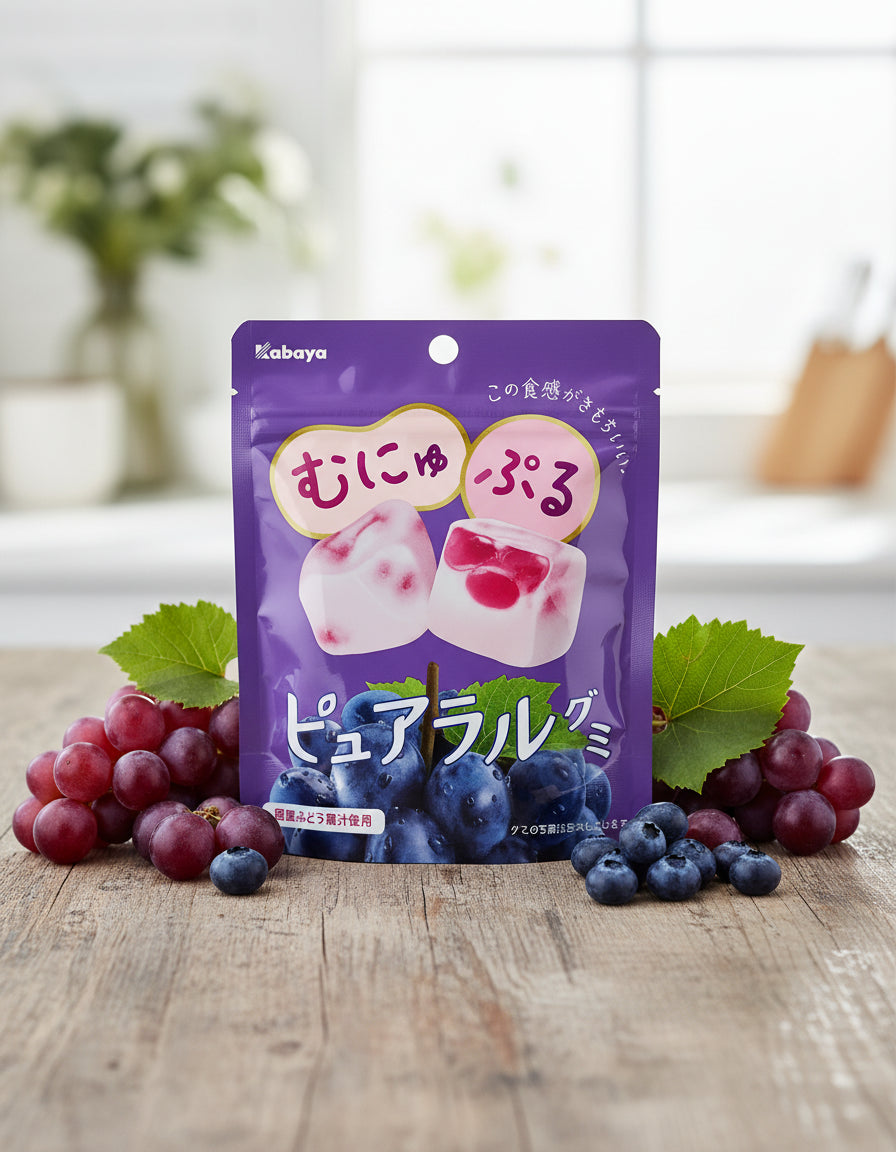 Kabaya Pure & Natural Gummy Grape - Unique Bunny