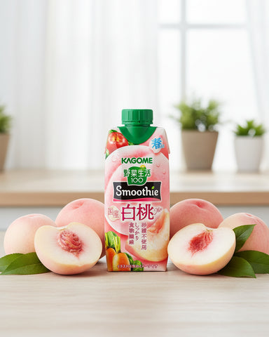 Kagome Veggie Life 100 White Peach Mix Smoothie - Unique Bunny