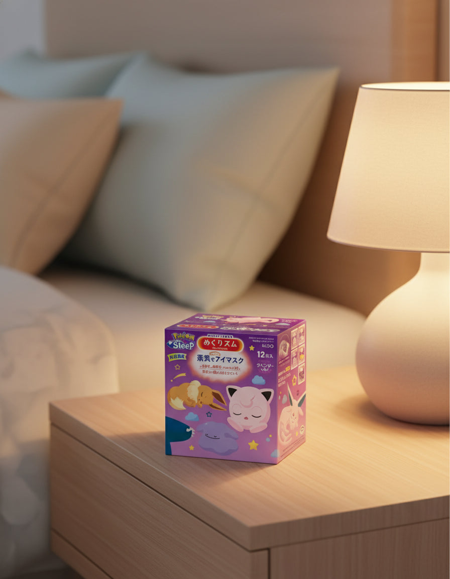 Kao MegRhythm Pokemon Sleep Steam Eye Mask - Unique Bunny