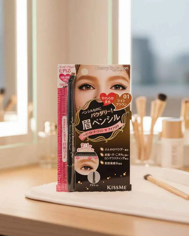 Kiss Me Powder Eyebrow Pencil | 01 Light Brown