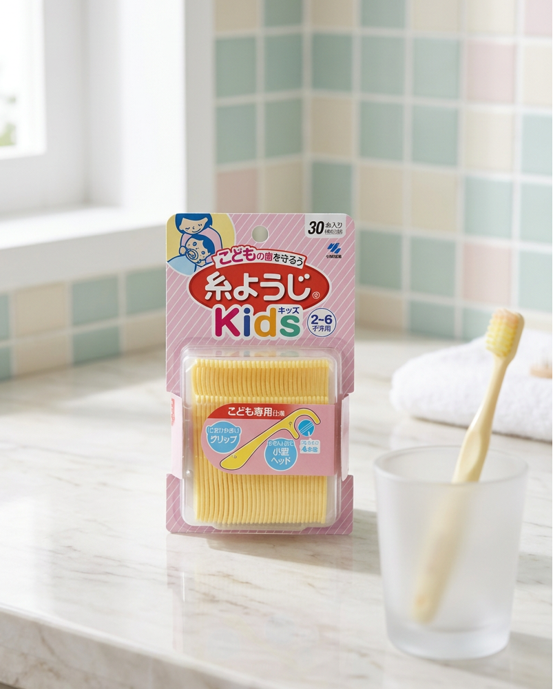 Kobayashi Dental Floss for Kids 30PCS - Unique Bunny
