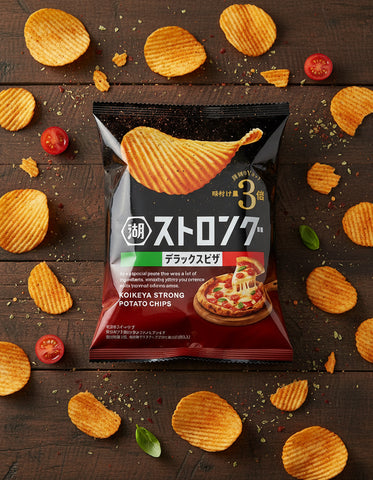 Koikeya Strong Deluxe Pizza Chip - Unique Bunny