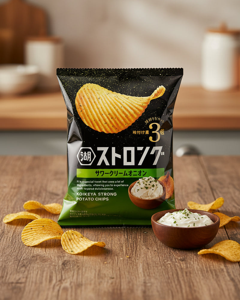 Koikeya Strong Sour Cream & Onion Chips - Unique Bunny