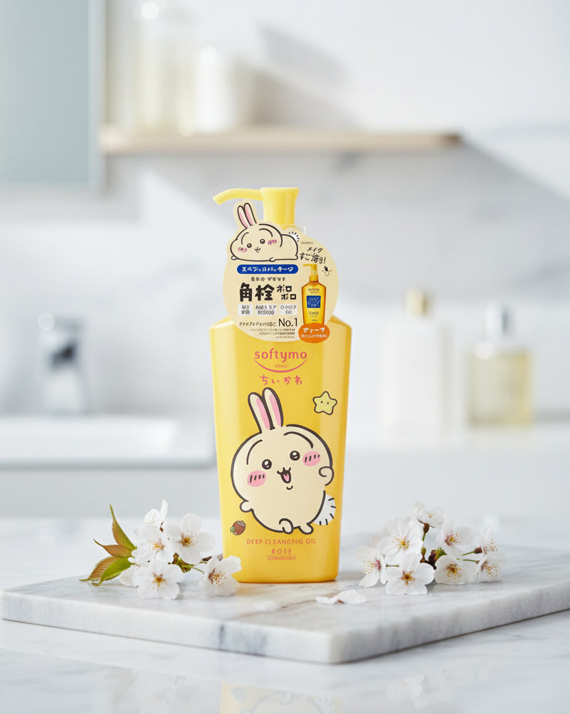 Kose Softymo Deep Cleansing Oil Chiikawa - Unique Bunny