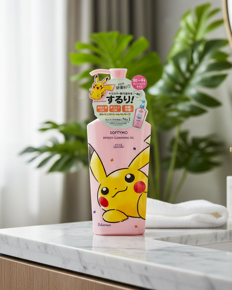 Kose Softymo Speedy Cleansing Oil Pikachu - Unique Bunny
