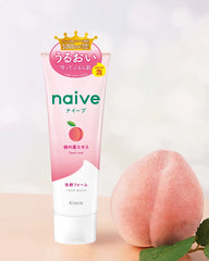 Kracie Naive Peach Face Wash - Unique Bunny