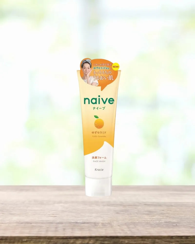 Kracie Naive Yuzu Ceramide Face Wash - Unique Bunny