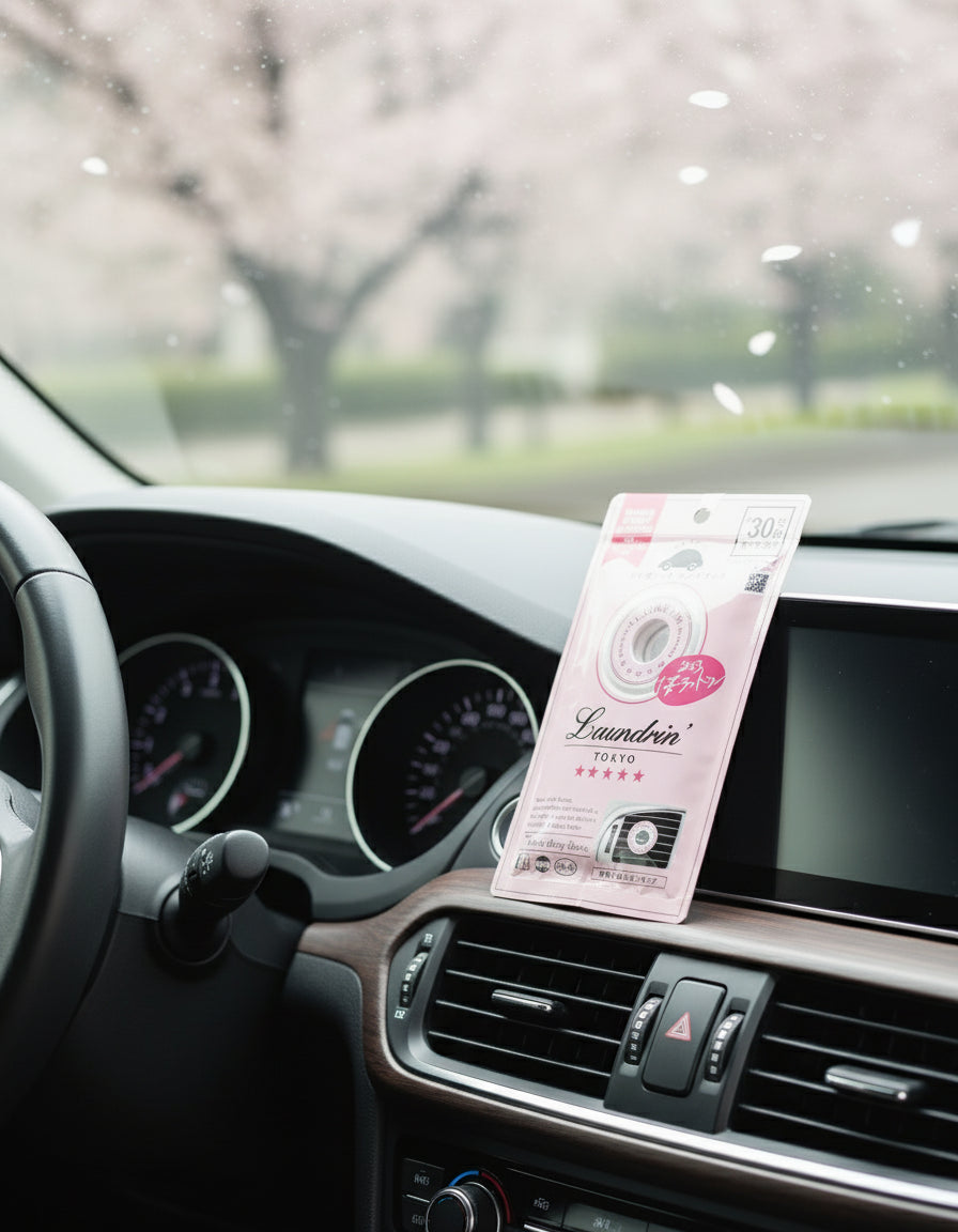 Laundrin Car Air Refresher | Sakura Cherry Blossom - unique Bunny