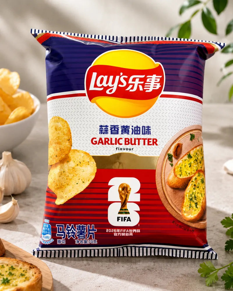 Lay's Garlic Butter Chips- Unique Bunny