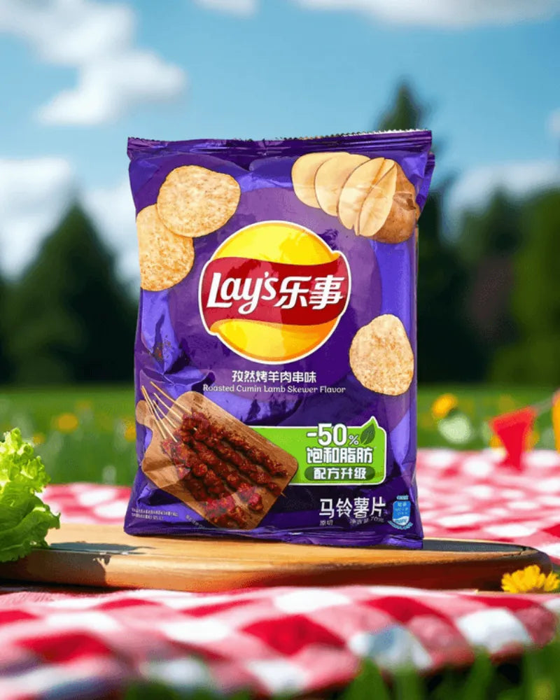 Lay's Roasted Cumin Lamb Skewer Chips - Unique Bunny