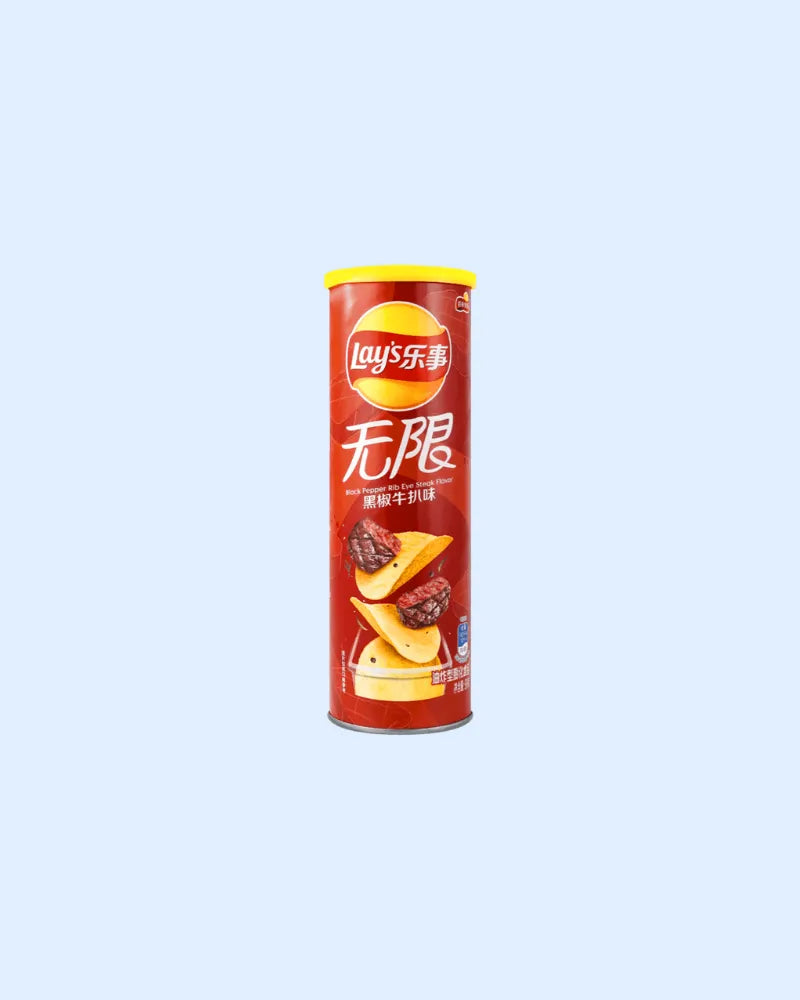 Lay's Stax Black Pepper Ribeye Steak - Unique Bunny