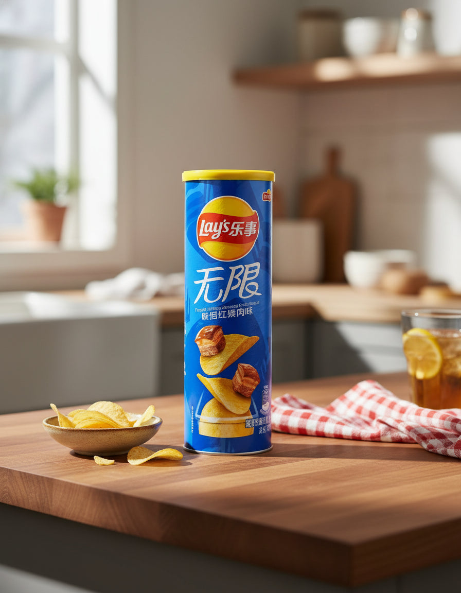 Lay's Stax Braised Pork - Unique Bunny