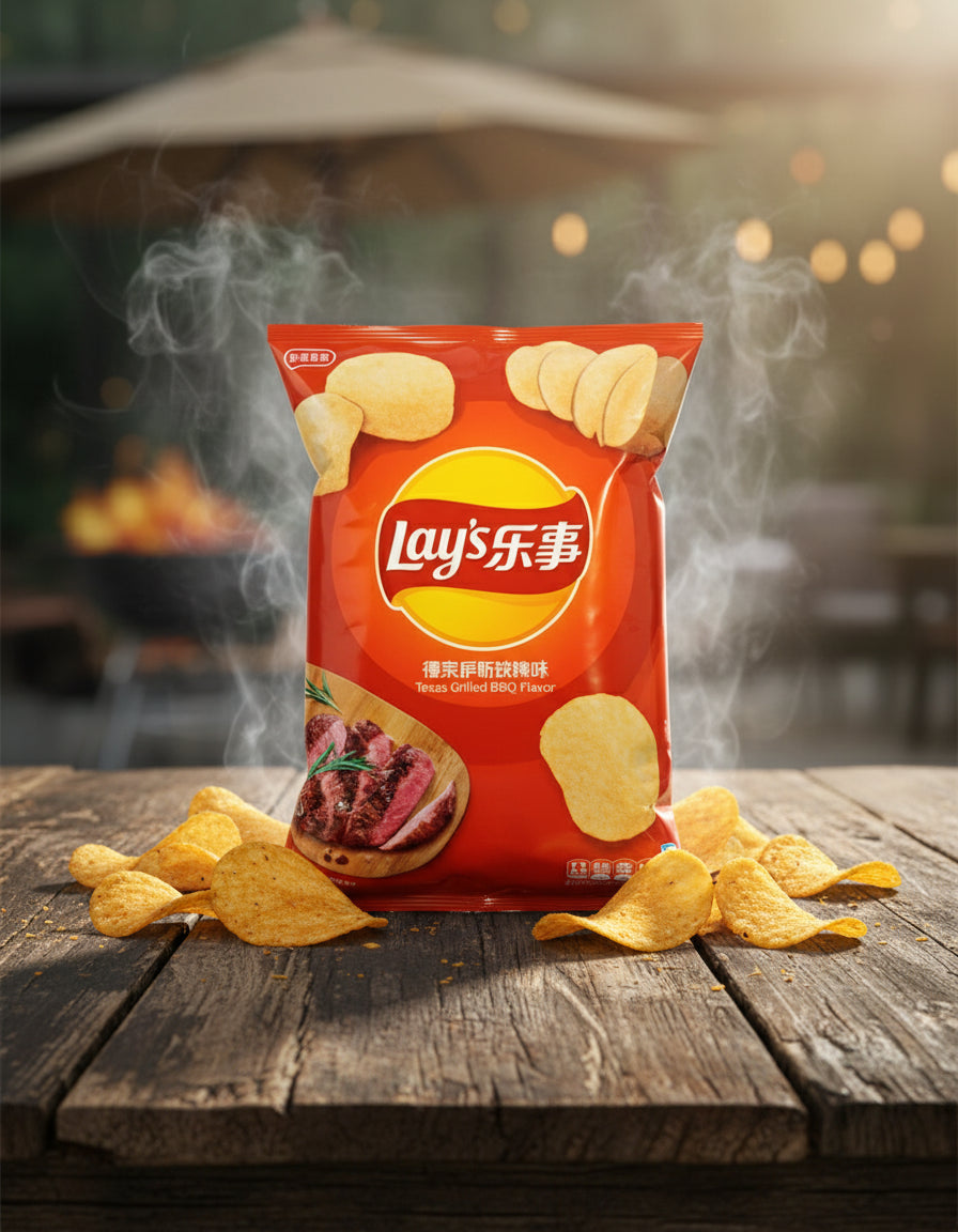 Lay's Texas Grilled BBQ Chips - unique Bunny