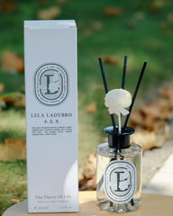 Lela Ladybro Gardenia Fragrance Reed Diffuser - Unique Bunny