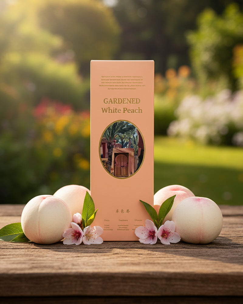 Lela Ladybro White Peach Oolong Reed Diffuser - Unique bunny