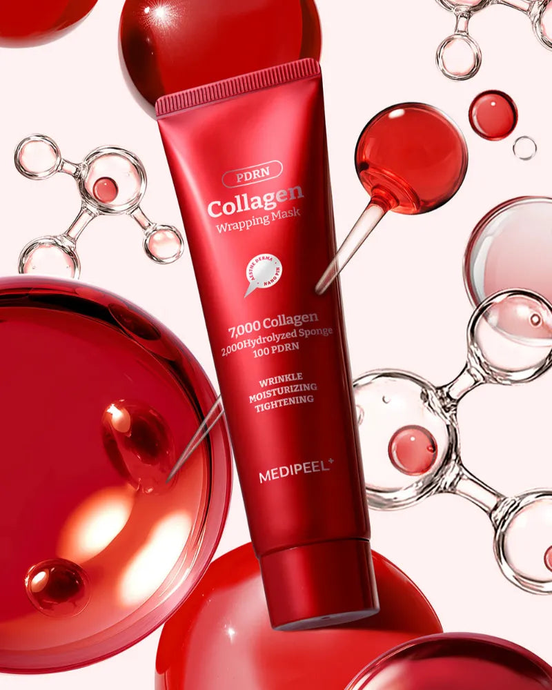 MEDIPEEL Red Lacto Collagen Wrapping Mask - Unique Bunny