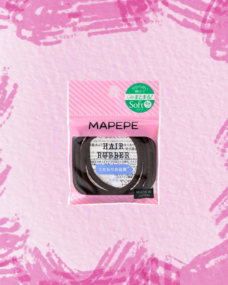 Mapepe Soft Hair Rubber 4PCS - Unique  Bunny