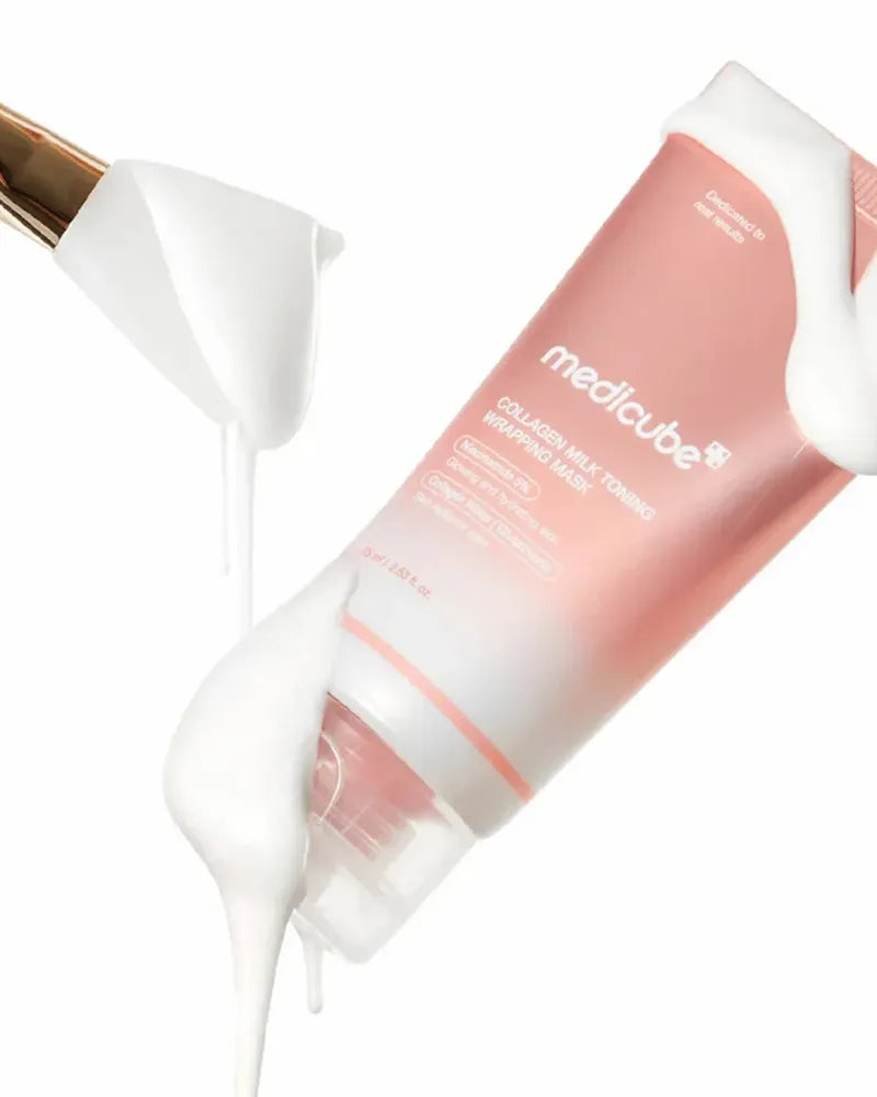 Medicube Collagen Milk Toning Wrapping Mask - Unique Bunny