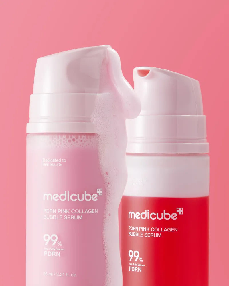 Medicube PDRN Pink Collagen Bubble Serum - Unique Bunny