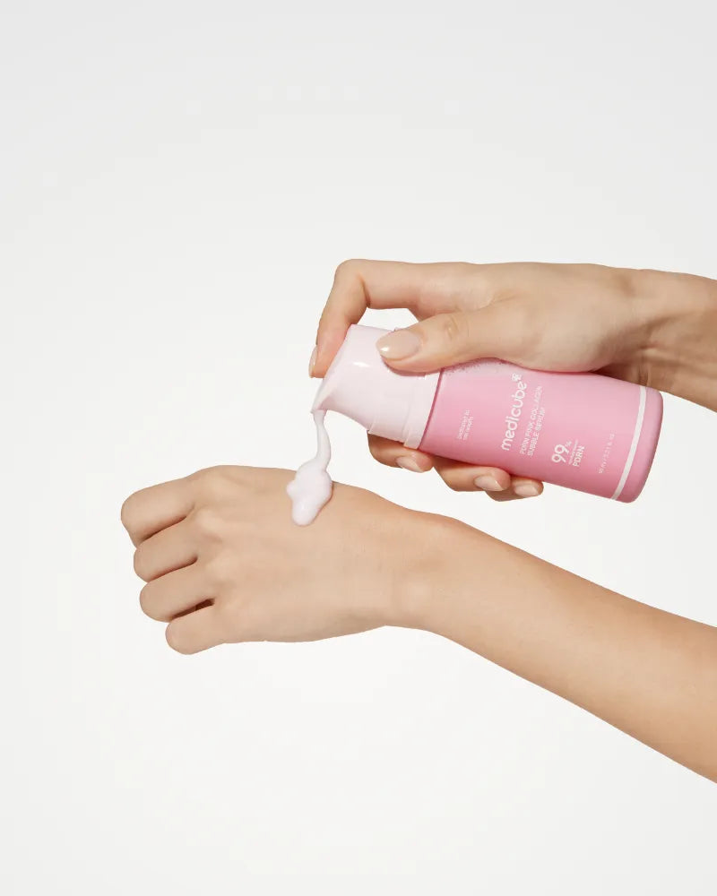 Medicube PDRN Pink Collagen Bubble Serum - Unique Bunny