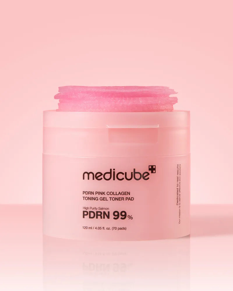 Medicube PDRN Pink Collagen Toning Gel Toner Pad - Unique Bunny
