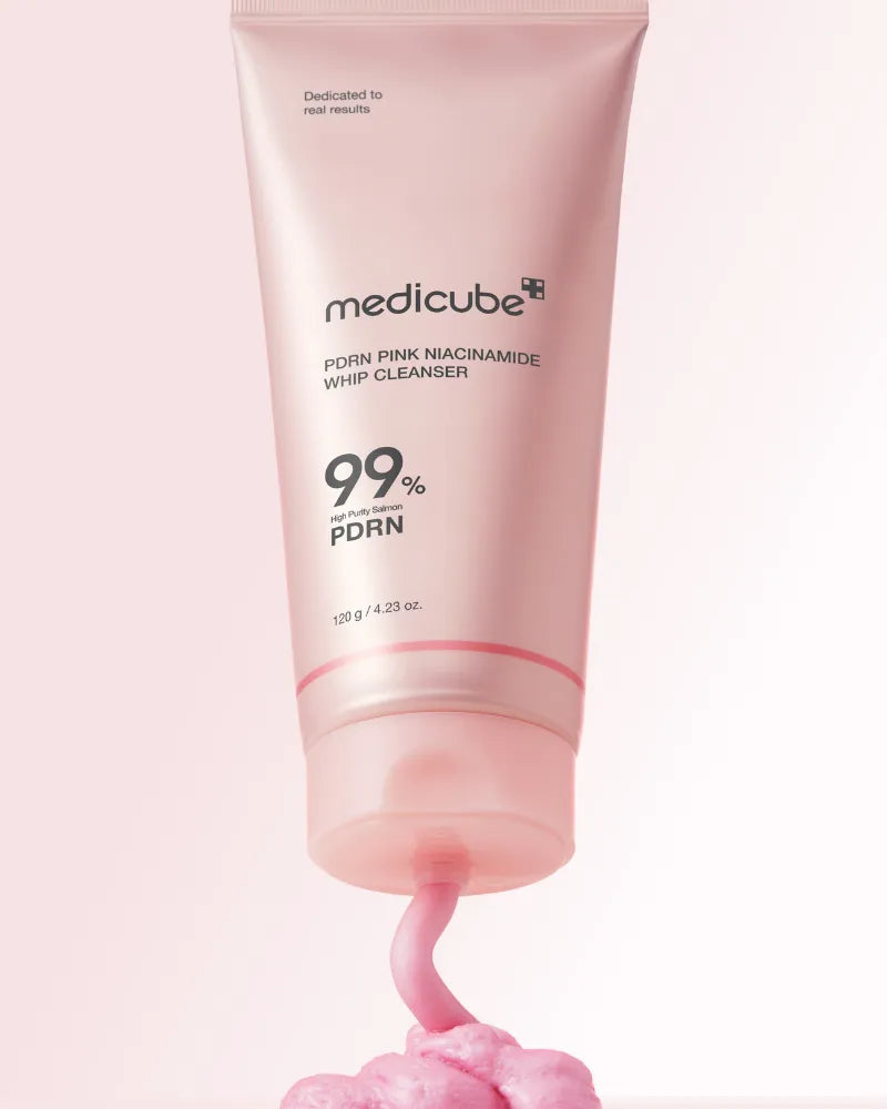 Medicube PDRN Pink Niacinamide Whip Cleanser - Unique Bunny
