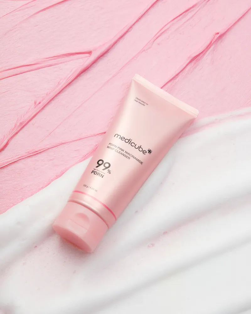 Medicube PDRN Pink Niacinamide Whip Cleanser - Unique Bunny