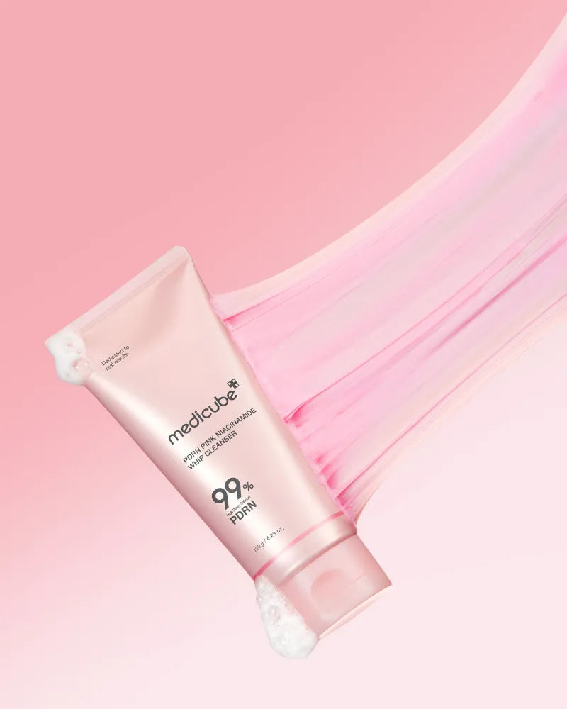 Medicube PDRN Pink Niacinamide Whip Cleanser - Unique Bunny