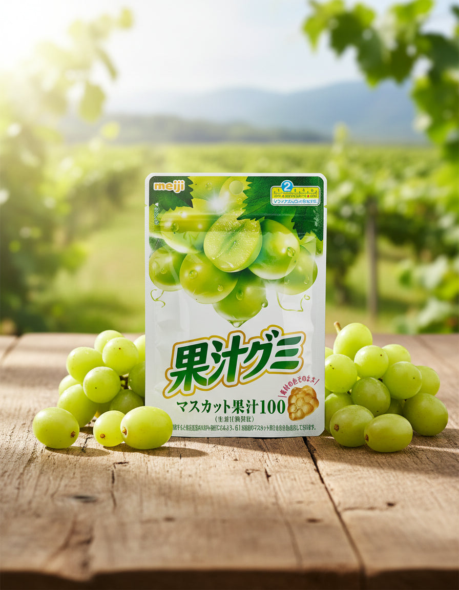 Meiji Muscat Juice Gummy- Unique Bunny