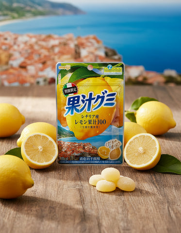 Meiji Sicilian Lemon Juice Gummy - Unique Bunny