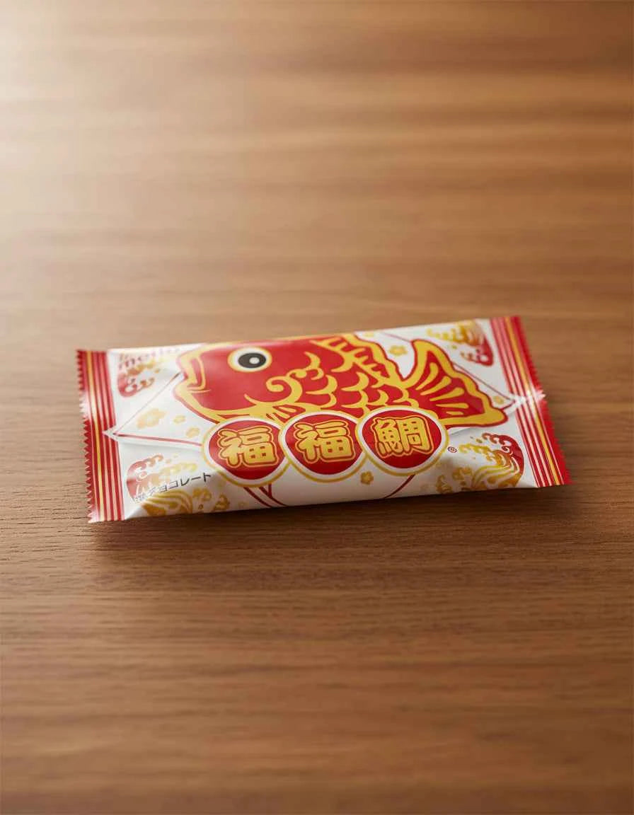 Meito Fish Shaped Chocolate Wafer