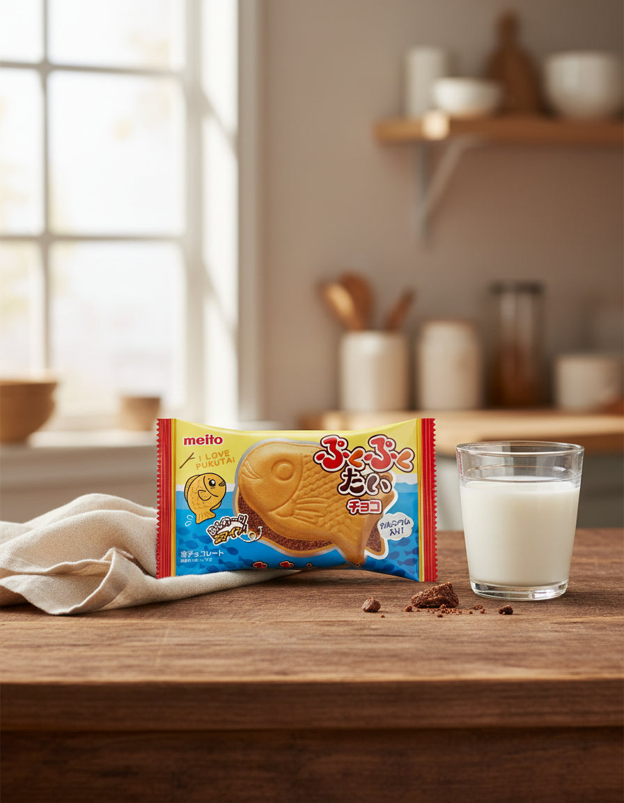 Meito Fish Shaped Chocolate Wafer - Unique Bunny